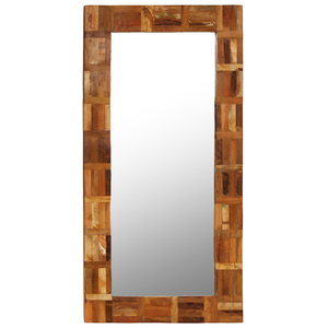 vidaXL Decorative Mirror Wall Mirror Bathroom Mirror Solid Reclaimed Wood-21