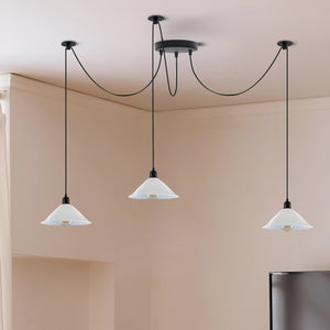 Retro Vintage Ceiling Spider Light Industrial Cone Pendant Lamp ~2010-0