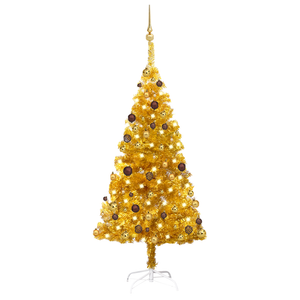 vidaXL Artificial Pre-lit Christmas Tree with Ball Set Party Decoration PVC-13