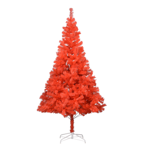 vidaXL Artificial Pre-lit Christmas Tree with Ball Set Party Decoration PVC-54