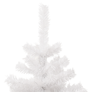 vidaXL Christmas Tree Decor Swirl Artificial Xmas Tree with Pot and LEDs PVC-28