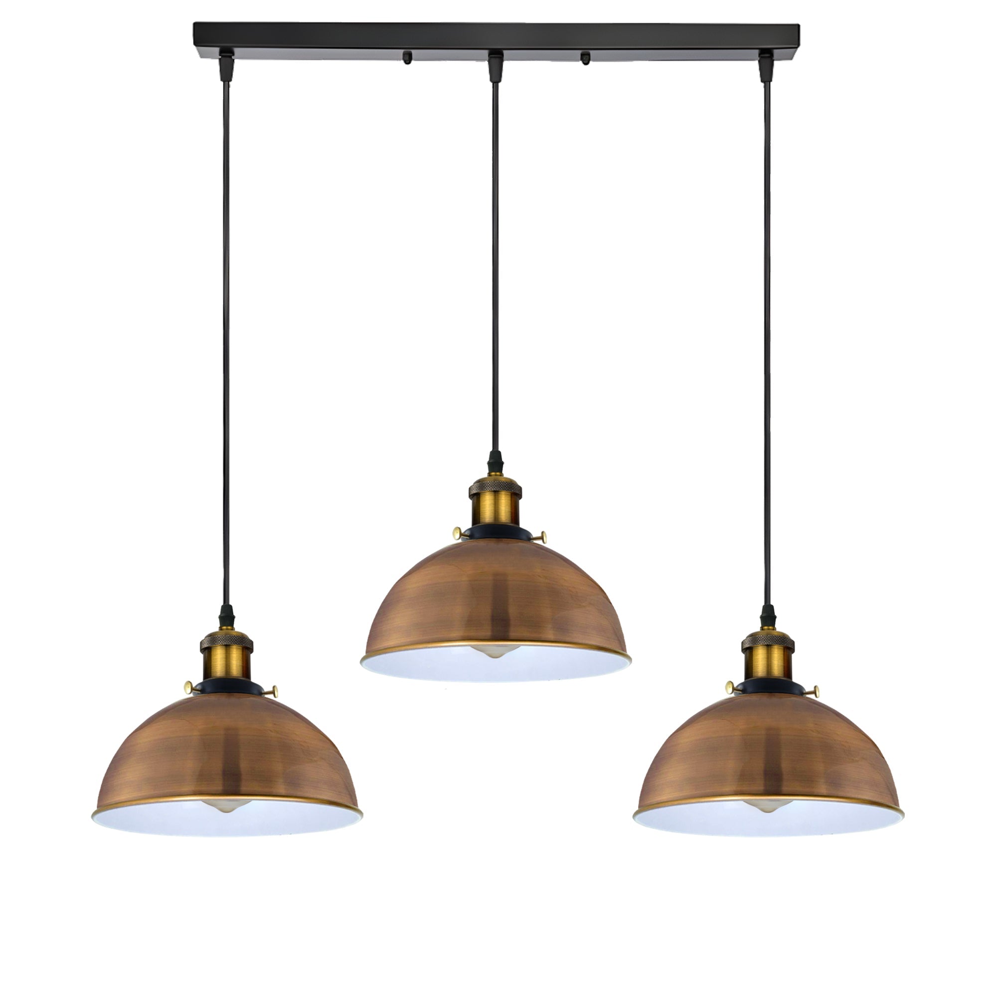 Vintage Industrial Ceiling Pendant Light Metal Lampshade Loft Hanging Retro Lamp~1872-1