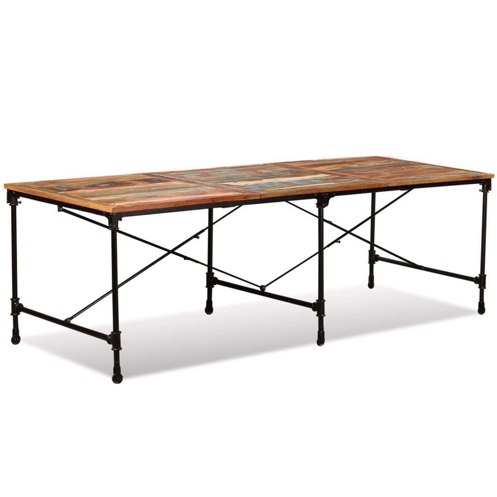 vidaXL Dining Table Kitchen Table Home Dining Room Table Solid Reclaimed Wood-20