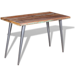 vidaXL Dining Table Solid Reclaimed Wood 47.2"x23.6"x30"-3