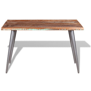 vidaXL Dining Table Solid Reclaimed Wood 47.2"x23.6"x30"-4
