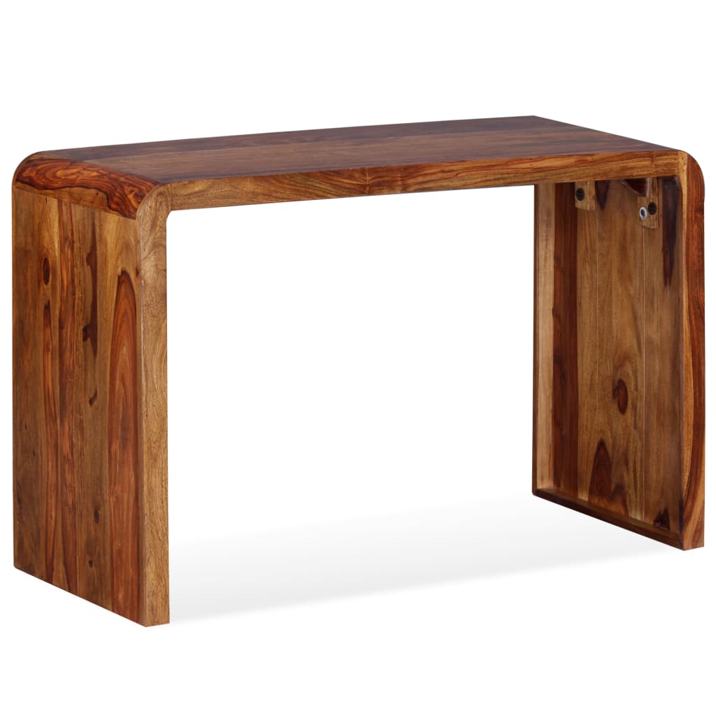 vidaXL Sideboard/Desk Solid Sheesham Wood Brown-11