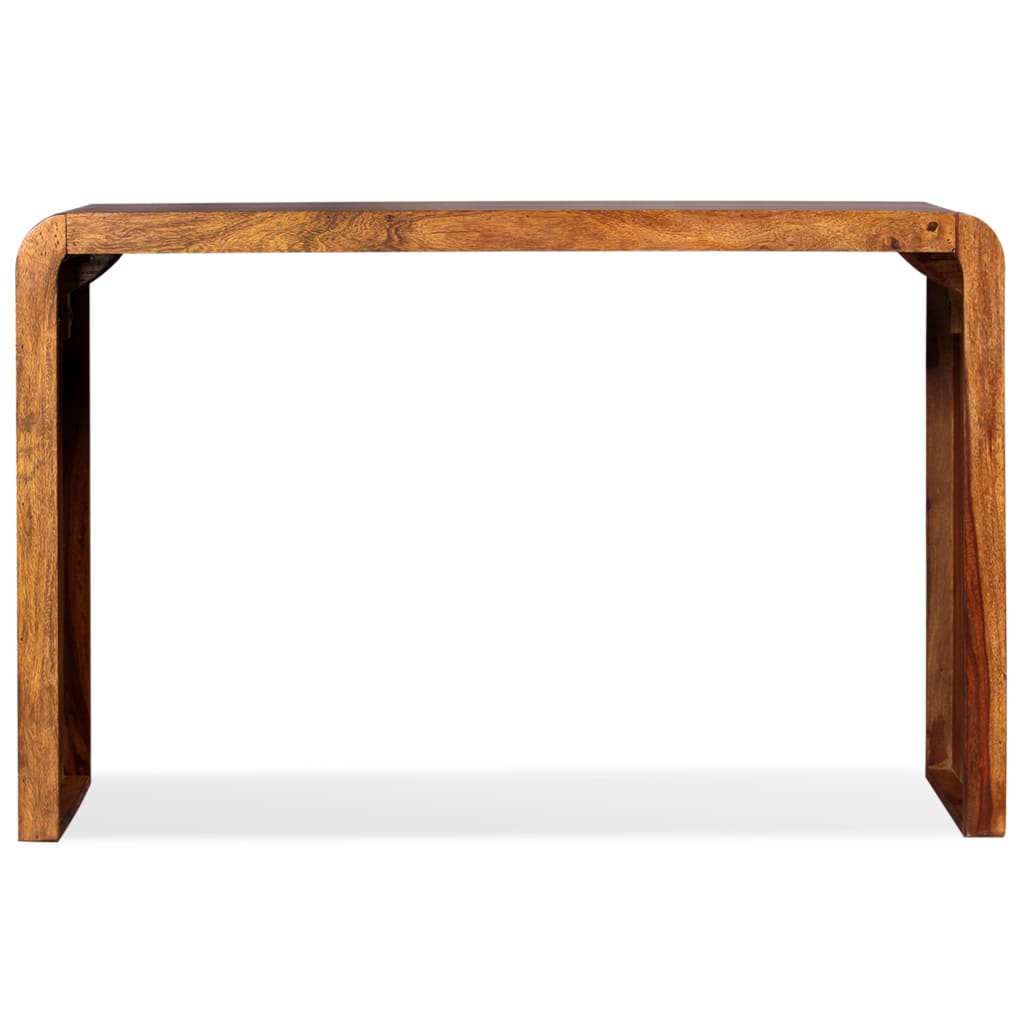 vidaXL Sideboard/Desk Solid Sheesham Wood Brown-5