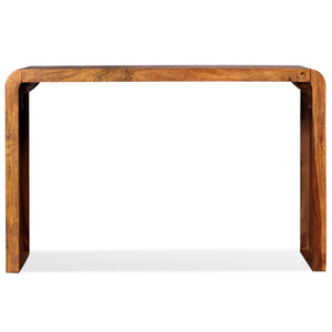 vidaXL Sideboard/Desk Solid Sheesham Wood Brown-5