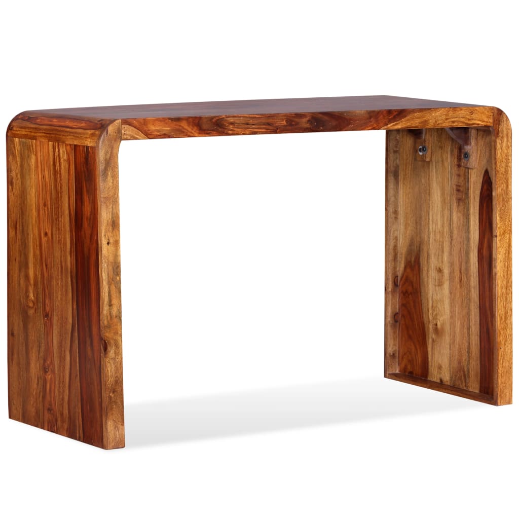 vidaXL Sideboard/Desk Solid Sheesham Wood Brown-7