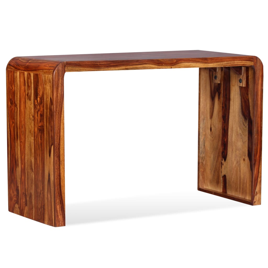 vidaXL Sideboard/Desk Solid Sheesham Wood Brown-8