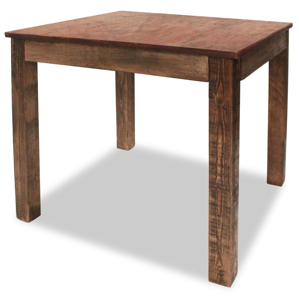 vidaXL Dining Table Solid Reclaimed Wood 32.3"x31.5"x29.9"-0