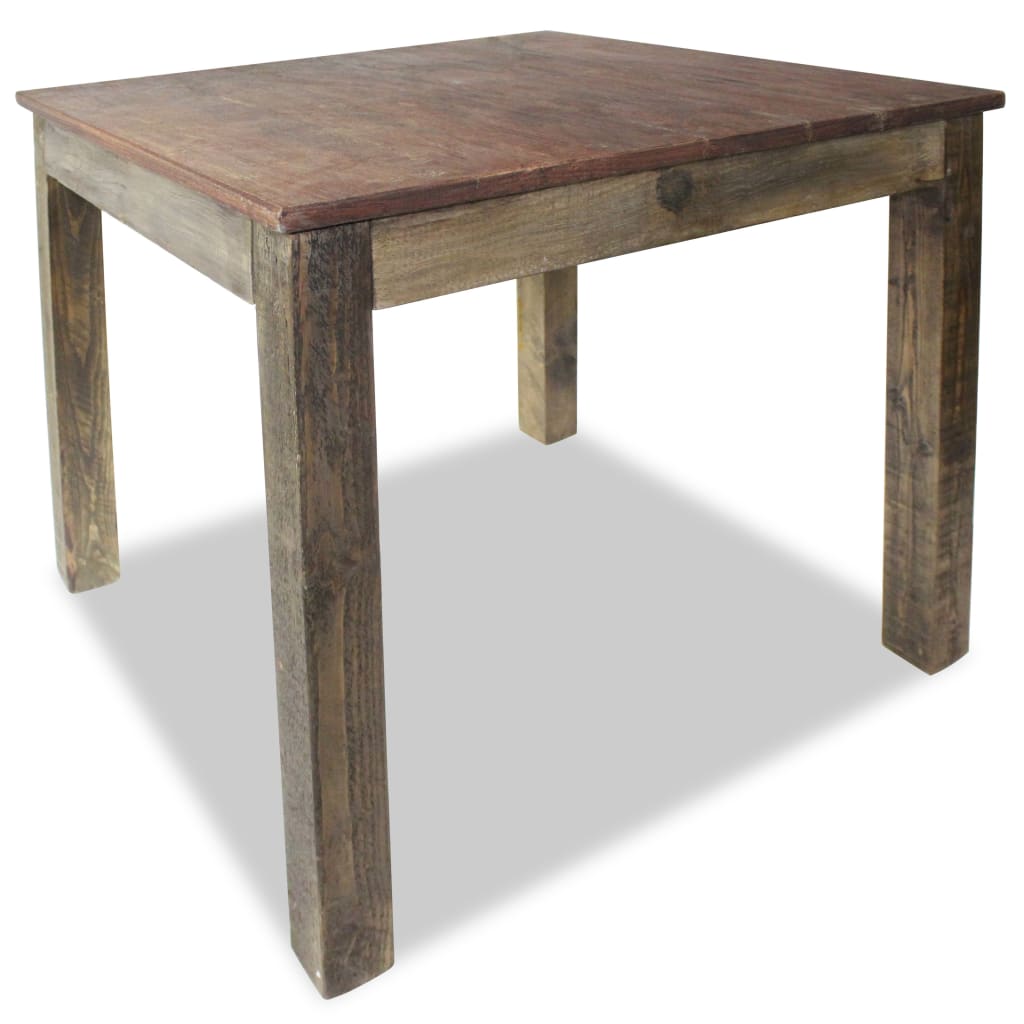 vidaXL Dining Table Solid Reclaimed Wood 32.3"x31.5"x29.9"-2