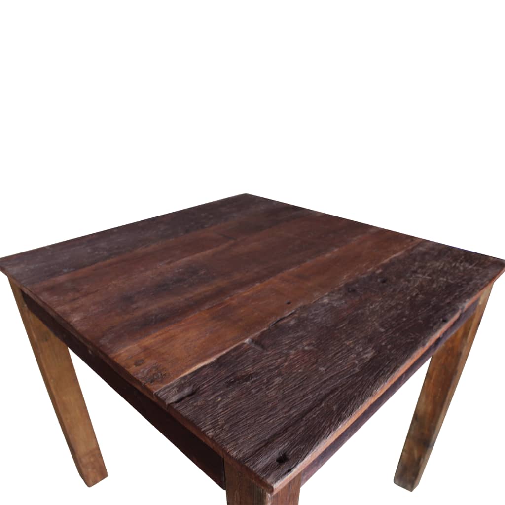 vidaXL Dining Table Solid Reclaimed Wood 32.3"x31.5"x29.9"-6
