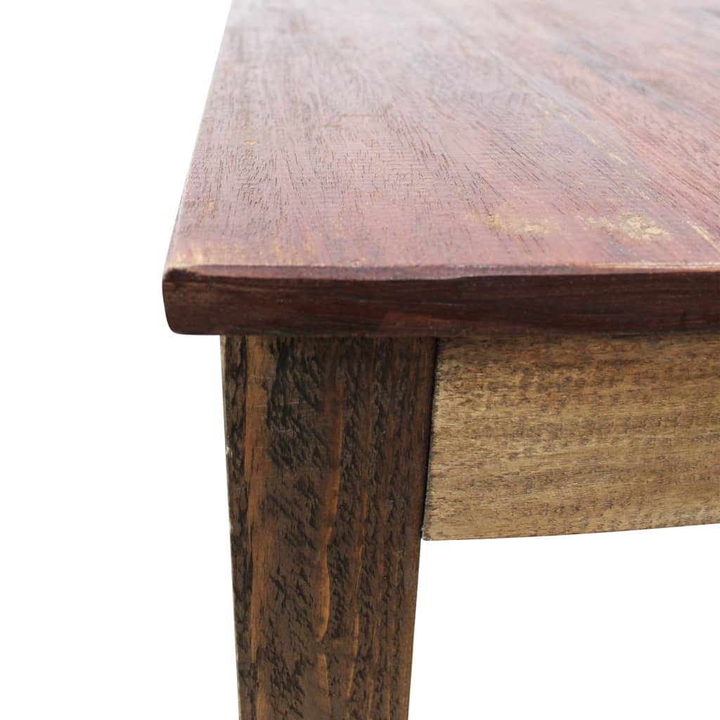 vidaXL Dining Table Solid Reclaimed Wood 32.3"x31.5"x29.9"-7