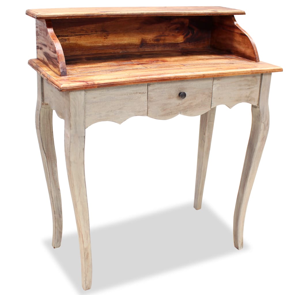 vidaXL Writing Desk Solid Reclaimed Wood 31.5"x15.7"x36.2"-0