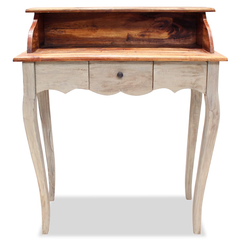 vidaXL Writing Desk Solid Reclaimed Wood 31.5"x15.7"x36.2"-1