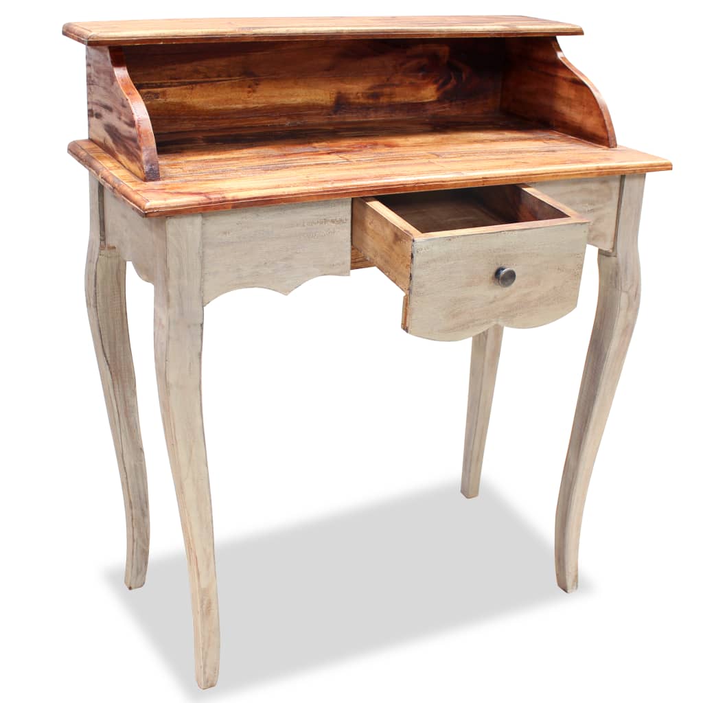 vidaXL Writing Desk Solid Reclaimed Wood 31.5"x15.7"x36.2"-2