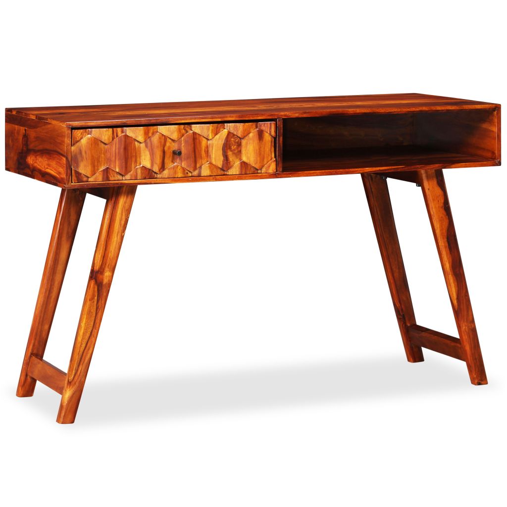 vidaXL Writing Table Solid Sheesham Wood 46.5"x19.7"x29.9"-0