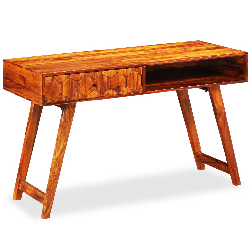 vidaXL Writing Table Solid Sheesham Wood 46.5"x19.7"x29.9"-3