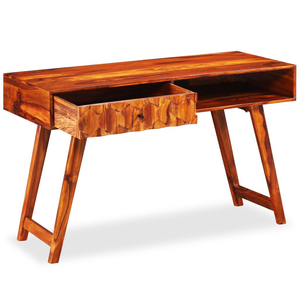 vidaXL Writing Table Solid Sheesham Wood 46.5"x19.7"x29.9"-4