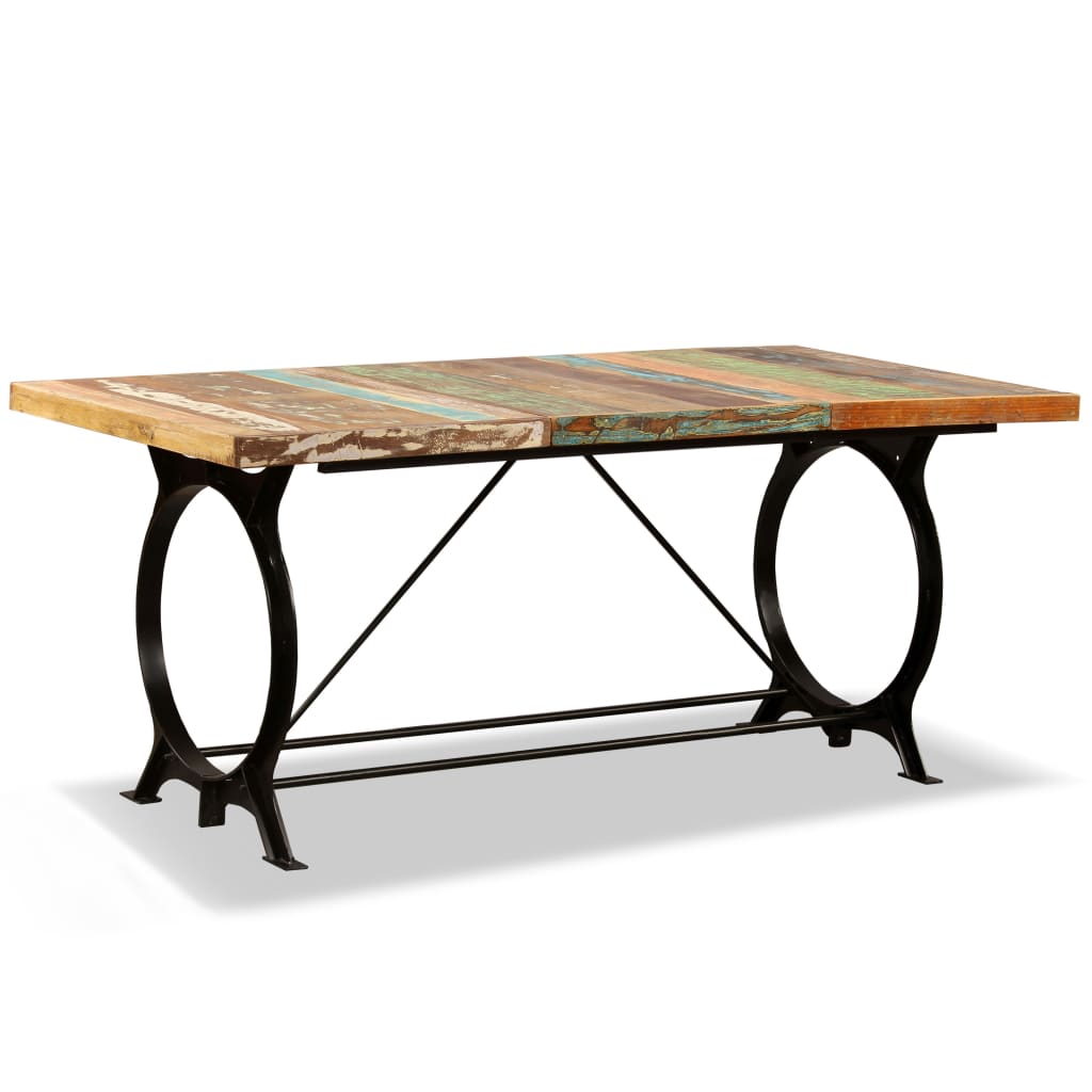 vidaXL Dining Table Kitchen Table Home Dining Room Table Solid Reclaimed Wood-7