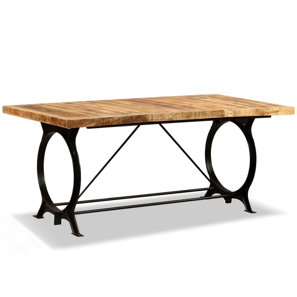 vidaXL Dining Table Kitchen Table Home Dining Room Table Solid Reclaimed Wood-3