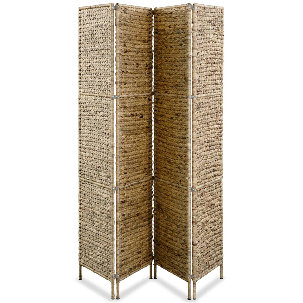 vidaXL Room Divider Folding Privacy Screen for Living Room Water Hyacinth-12