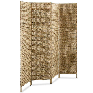 vidaXL Room Divider Folding Privacy Screen for Living Room Water Hyacinth-40