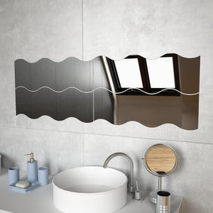 vidaXL Wall Mirror Decorative Mirror for Bathroom Dressing Room Living Room-1