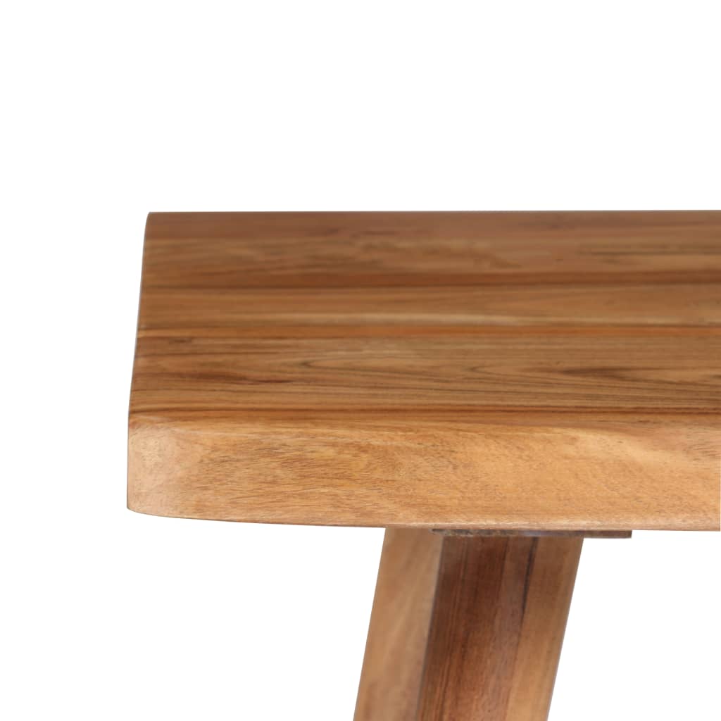 vidaXL Writing Table Solid Acacia Wood 43.3"x19.7"x29.9"-1