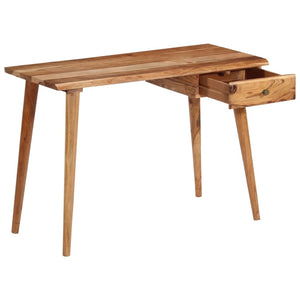 vidaXL Writing Table Solid Acacia Wood 43.3"x19.7"x29.9"-8