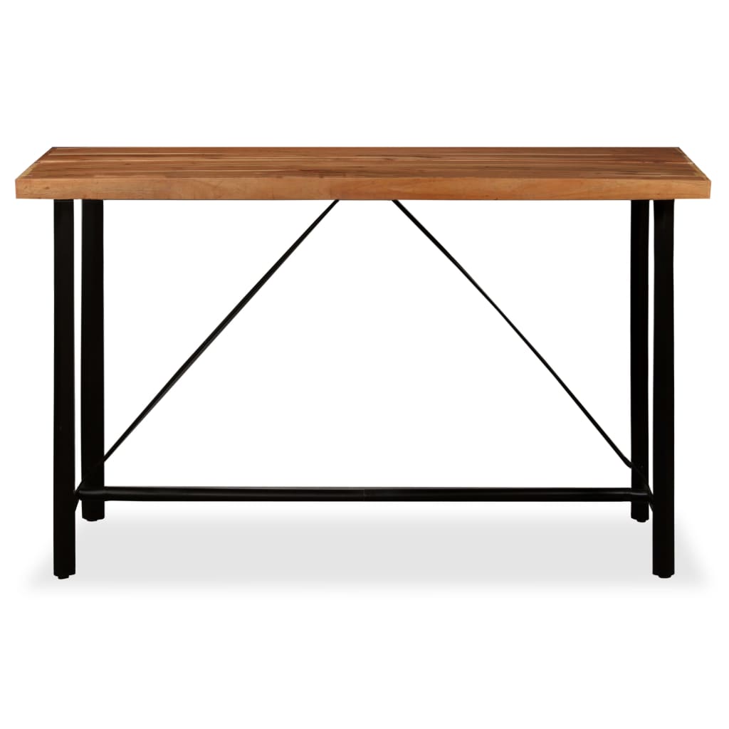 vidaXL Solid Sheesham Wood Bar Set 3/5/7/9 Piece Table Stool Bistro Seating-10