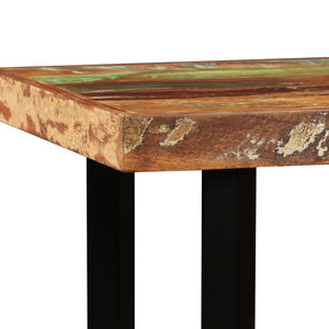 vidaXL Bar Set 3/5/7/9 Piece Industrial Solid Reclaimed Wood Pub Table Stool-10