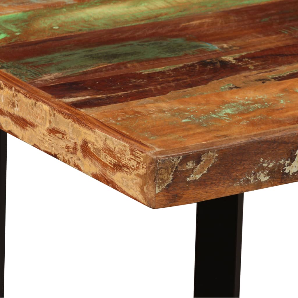 vidaXL Bar Set 3/5/7/9 Piece Industrial Solid Reclaimed Wood Pub Table Stool-12