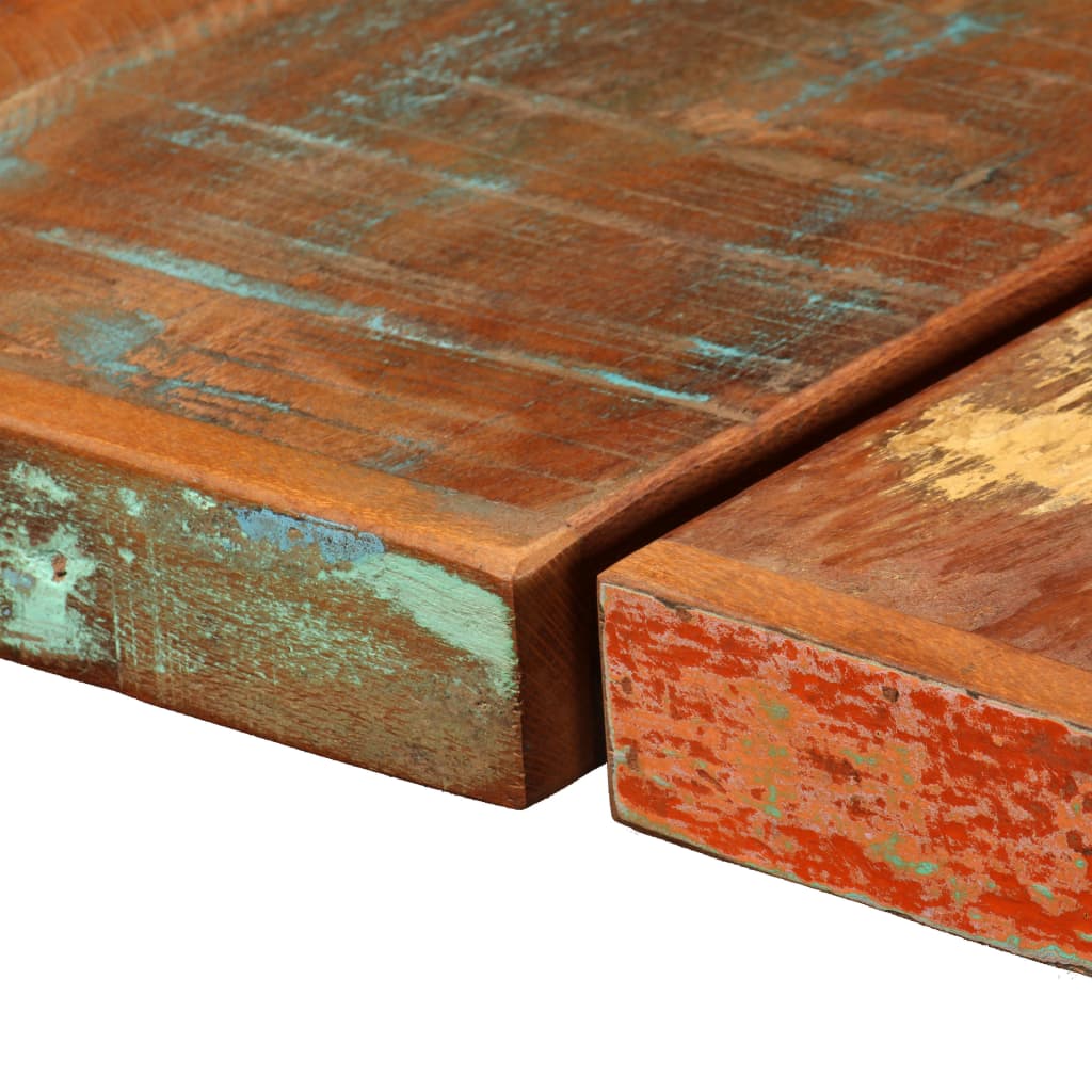 vidaXL Bar Set 3/5/7/9 Piece Industrial Solid Reclaimed Wood Pub Table Stool-20