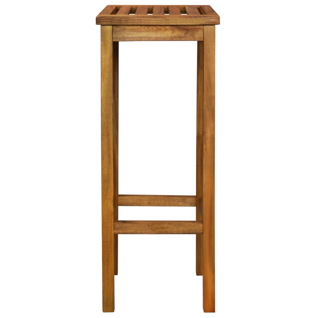 vidaXL Bar Stool Bar Seat Counter Height Stool for Pub Kitchen Solid Wood-15