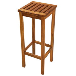 vidaXL Bar Stool Bar Seat Counter Height Stool for Pub Kitchen Solid Wood-17
