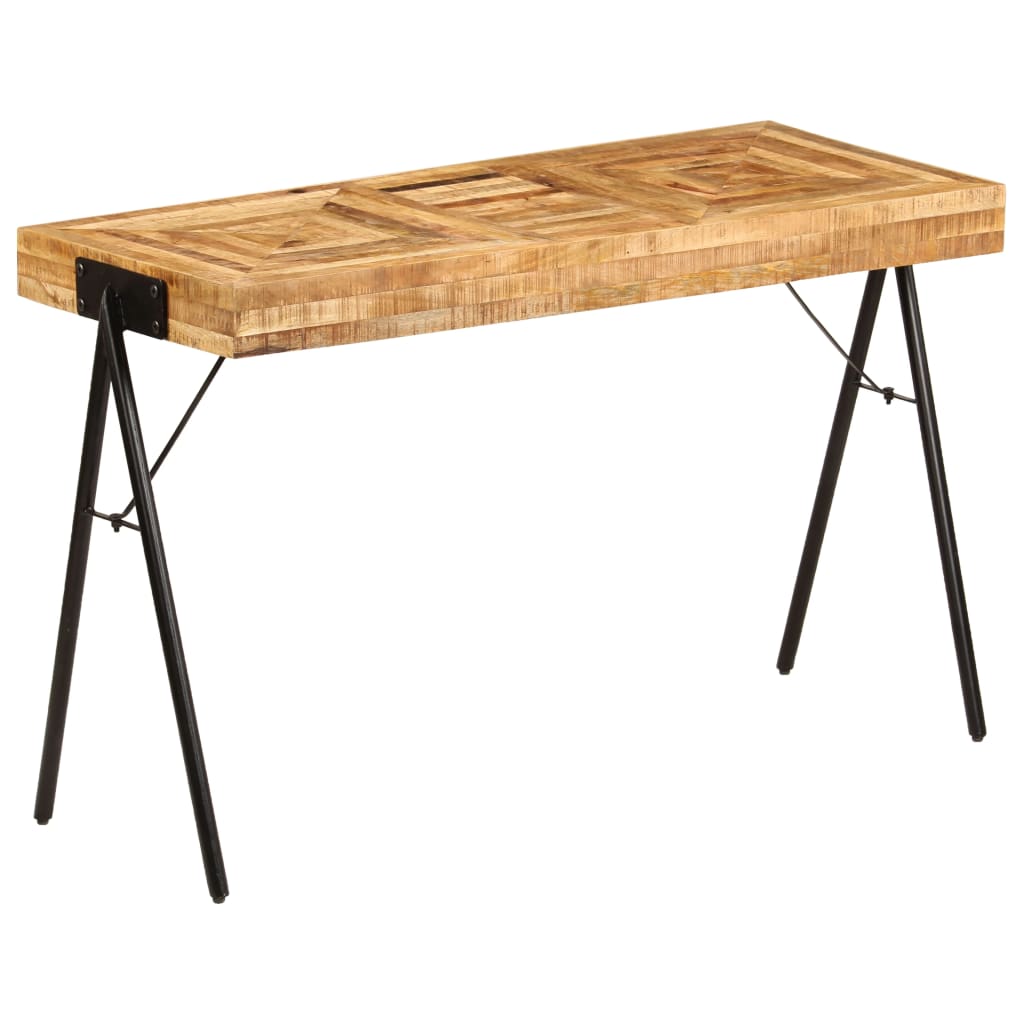 vidaXL Writing Table Solid Mango Wood 46.5"x19.7"x29.5"-0