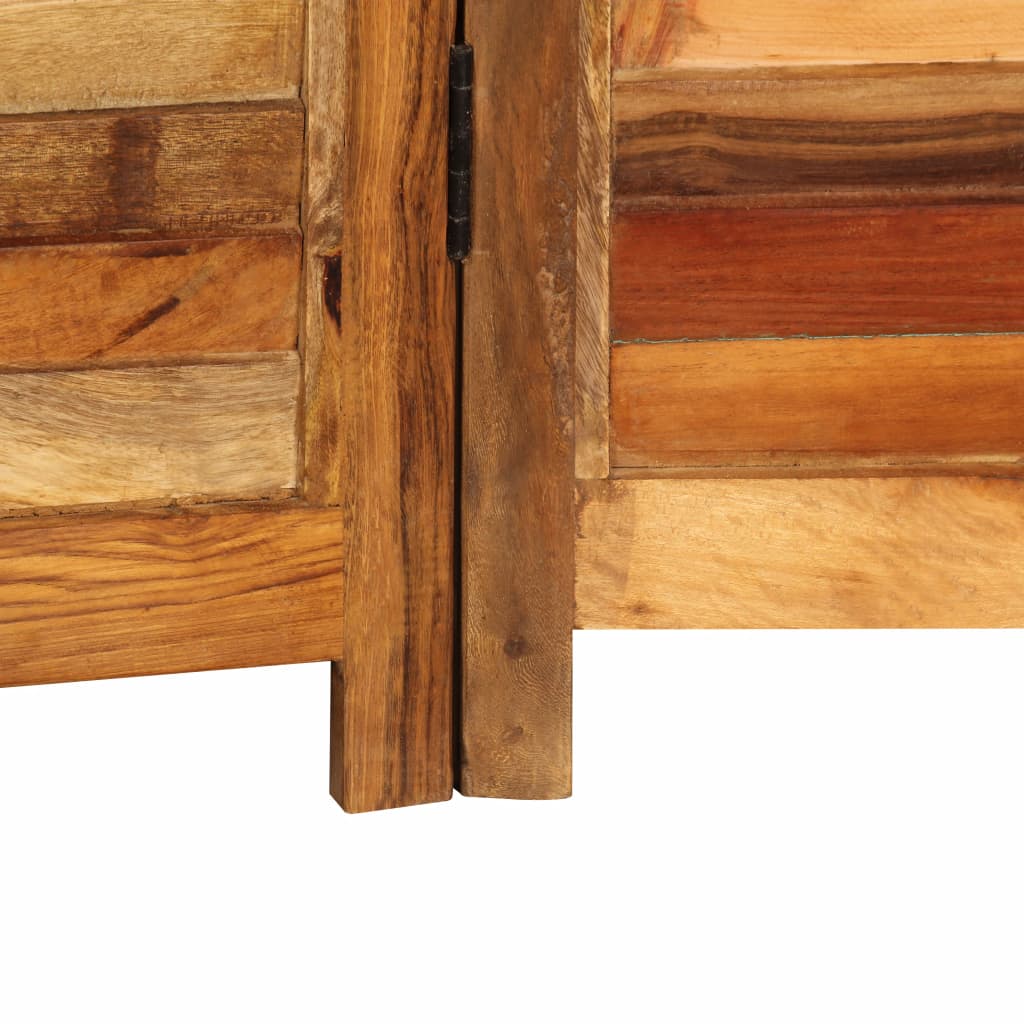 vidaXL Room Divider Solid Reclaimed Wood 66.9"-7