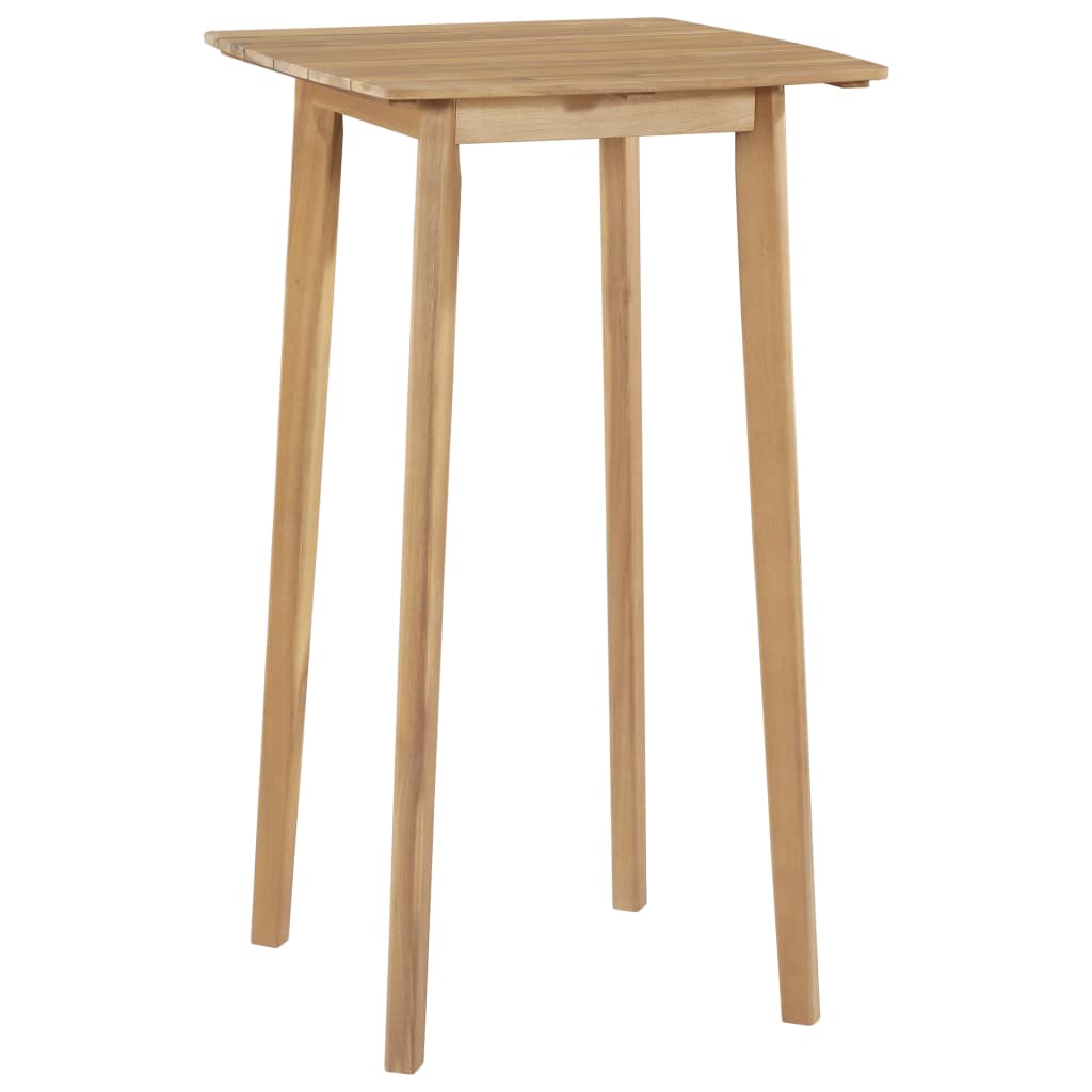 vidaXL Patio Bar Set Patio Furniture Set Table and Stools Solid Acacia Wood-4