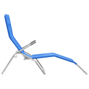 vidaXL Deckchairs Outdoor Lounge Chairs Folding Sunlounger Sunbed Textilene-11