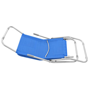 vidaXL Deckchairs Outdoor Lounge Chairs Folding Sunlounger Sunbed Textilene-15