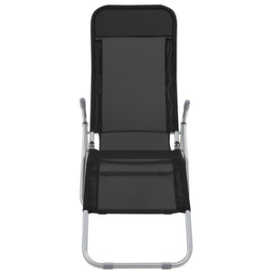 vidaXL Deckchairs Outdoor Lounge Chairs Folding Sunlounger Sunbed Textilene-25
