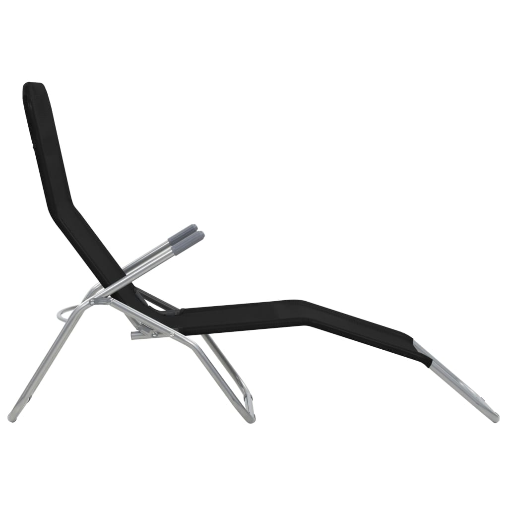 vidaXL Deckchairs Outdoor Lounge Chairs Folding Sunlounger Sunbed Textilene-31