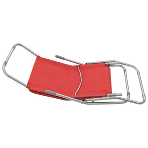 vidaXL Deckchairs Outdoor Lounge Chairs Folding Sunlounger Sunbed Textilene-26
