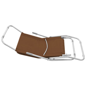 vidaXL Deckchairs Outdoor Lounge Chairs Folding Sunlounger Sunbed Textilene-16