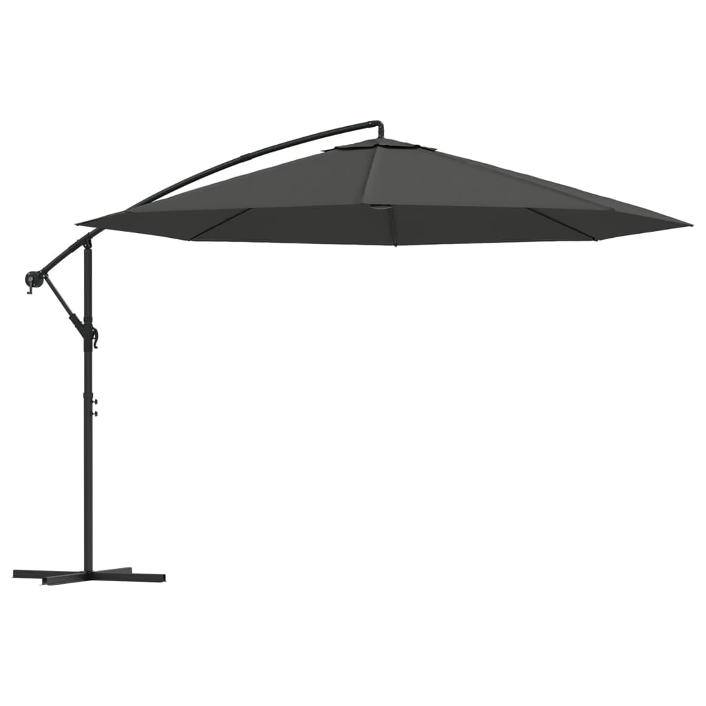 vidaXL Cantilever Umbrella Tilting Parasol Outdoor Umbrella Patio Sunshade-0