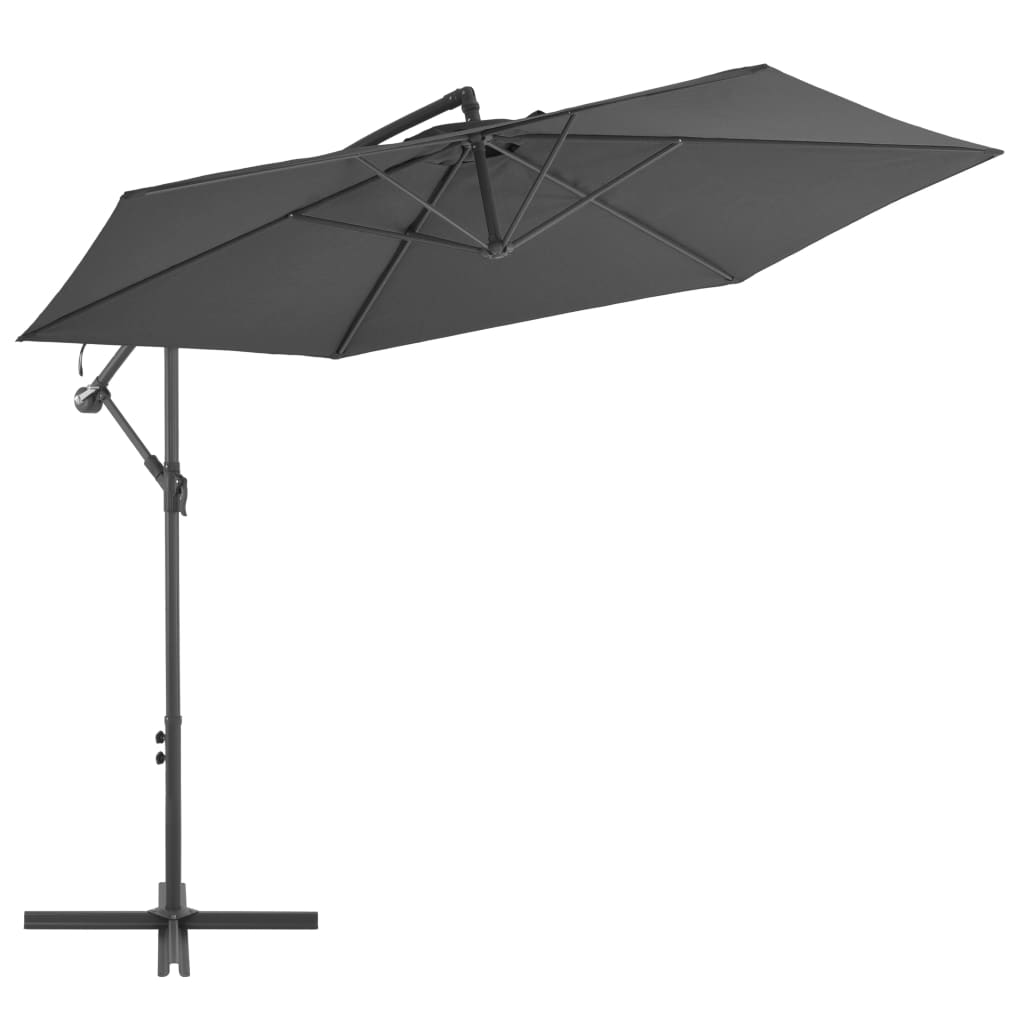 vidaXL Cantilever Umbrella Tilting Parasol Outdoor Umbrella Patio Sunshade-23