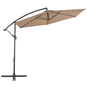 vidaXL Cantilever Umbrella Tilting Parasol Outdoor Umbrella Patio Sunshade-27