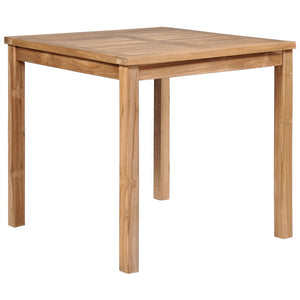 vidaXL Outdoor Dining Table Patio Table Garden Porch Furniture Solid Teak Wood-0